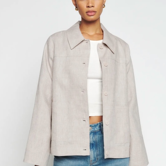 Reformation Christopher Linen Jacket - Picture 1 of 1